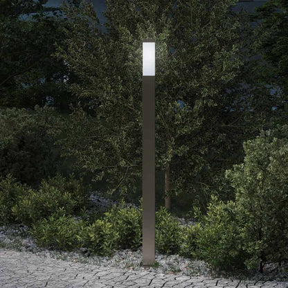 Lampada a paletto 110 cm in Acciaio Inox IP44
