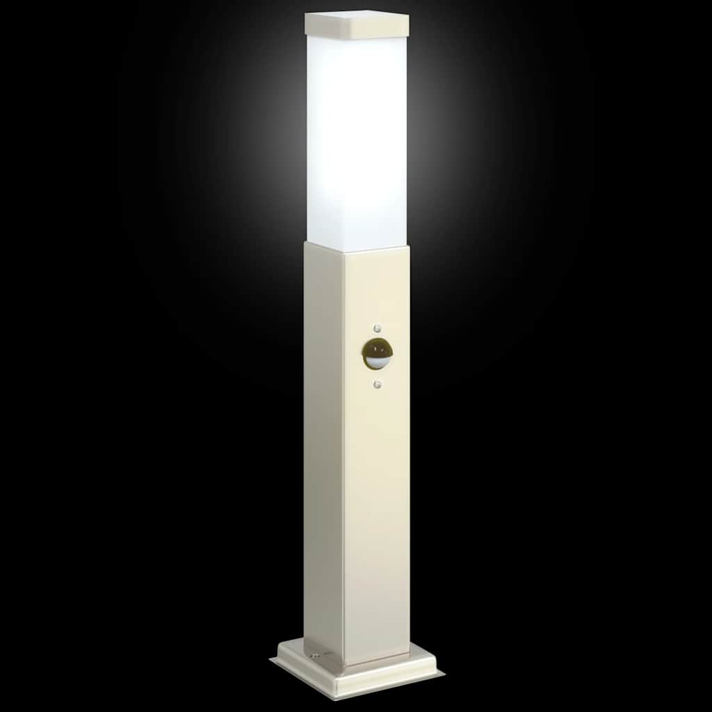 Lampada a paletto con sensore 50 cm Acciaio Inox IP44 | homemem39