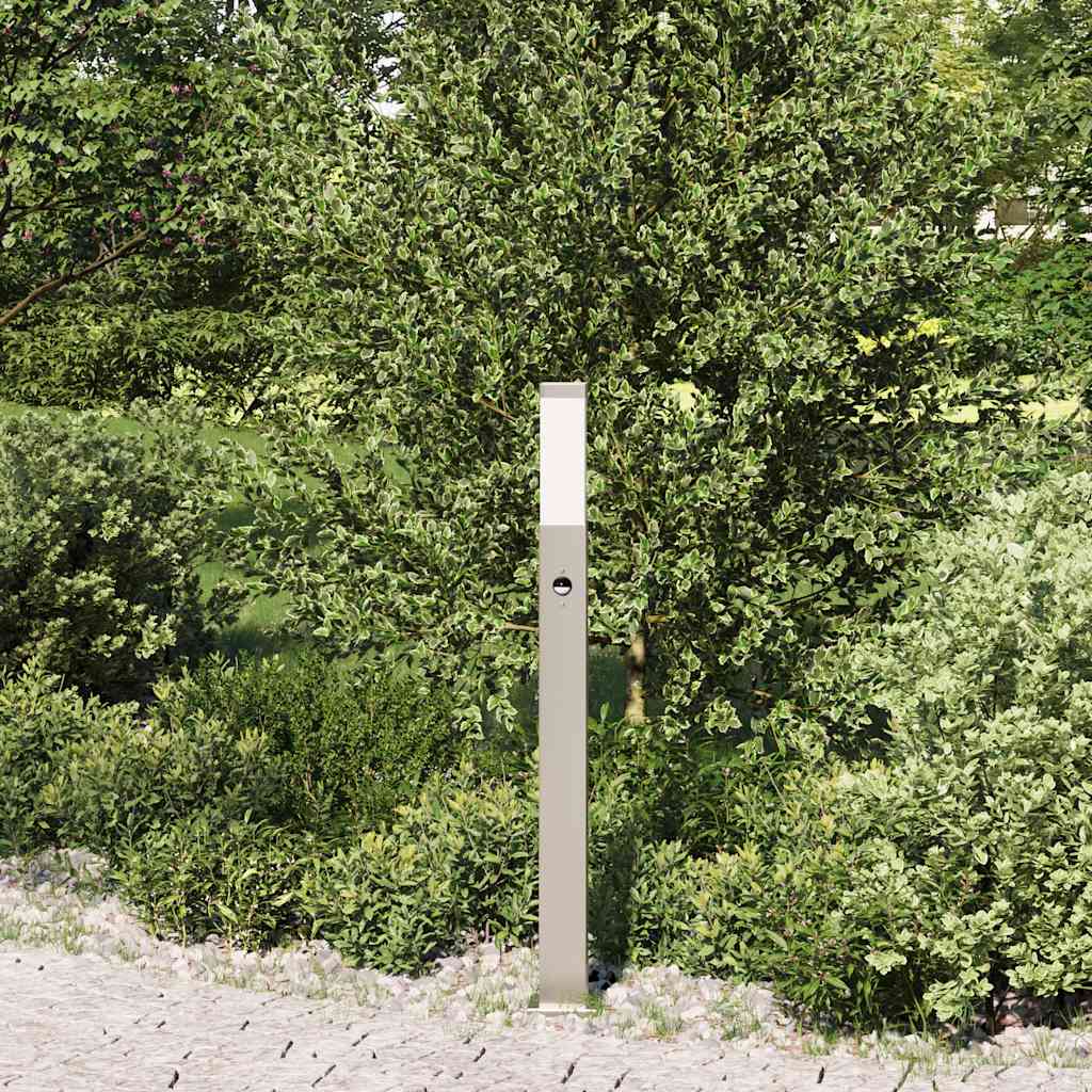 Lampada a paletto con sensore 80 cm Acciaio Inox IP44 | homemem39