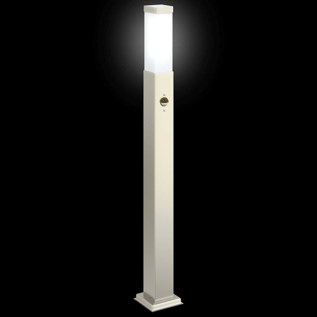 Lampada a paletto con sensore 80 cm Acciaio Inox IP44 | homemem39