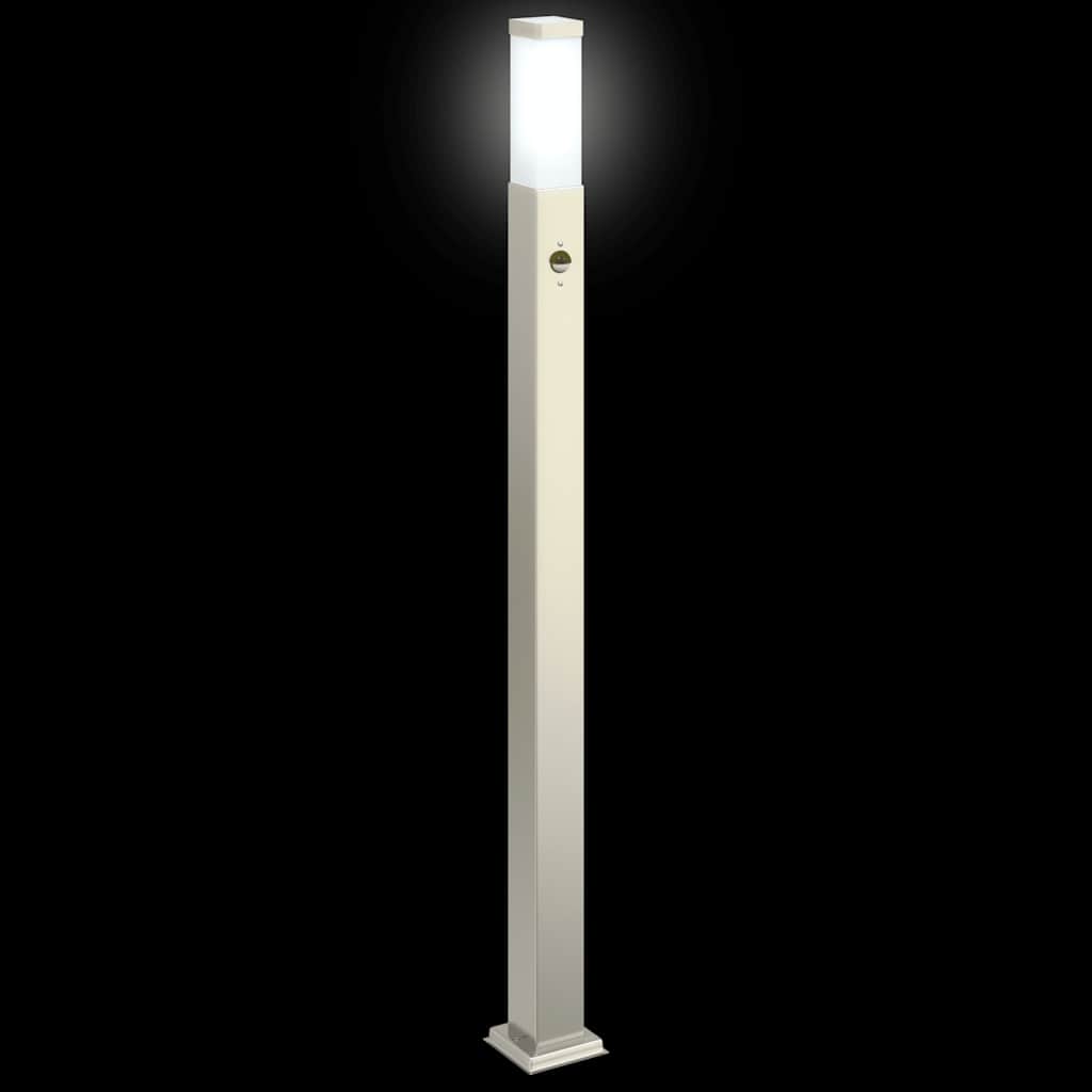 Lampada a paletto con sensore 110 cm Acciaio Inox IP44 | homemem39