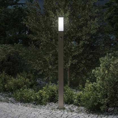 Lampada a paletto con sensore 110 cm Acciaio Inox IP44 | homemem39