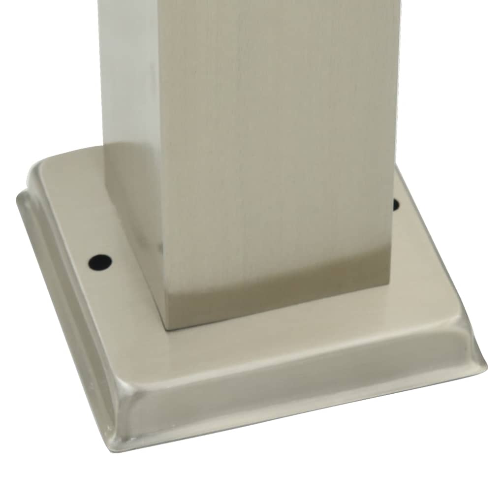 Lampioni a paletto con sensore 3 pz 110 cm Acciaio Inox IP44 | homemem39