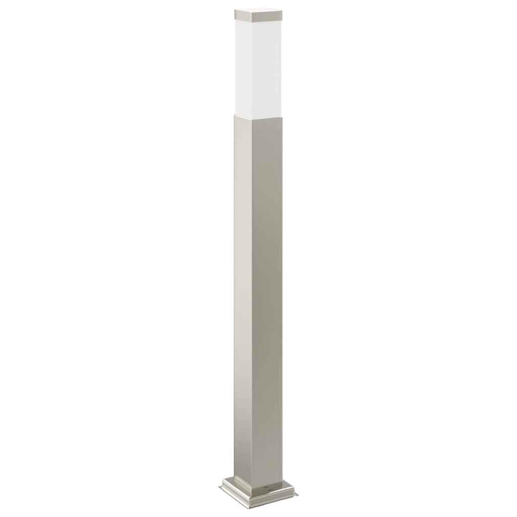 Lampada a paletto con presa elettrica 80 cm Acciaio Inox IP44 | homemem39