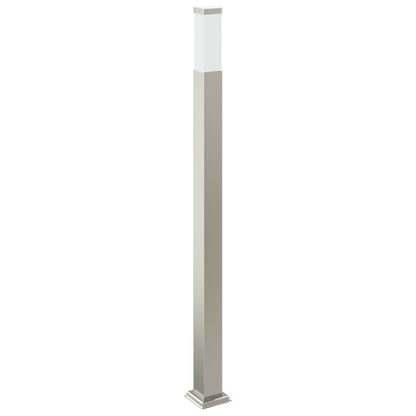Lampada a paletto con presa elettrica 110 cm Acciaio Inox IP44 | homemem39