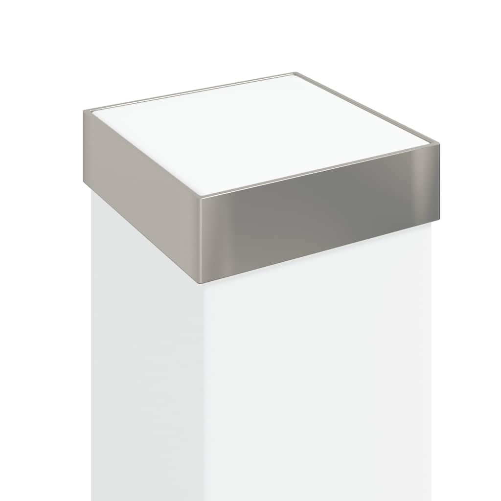Lampioni a dissuasore con sensore e presa 3 pz 110 cm Acciaio Inox IP44 | homemem39