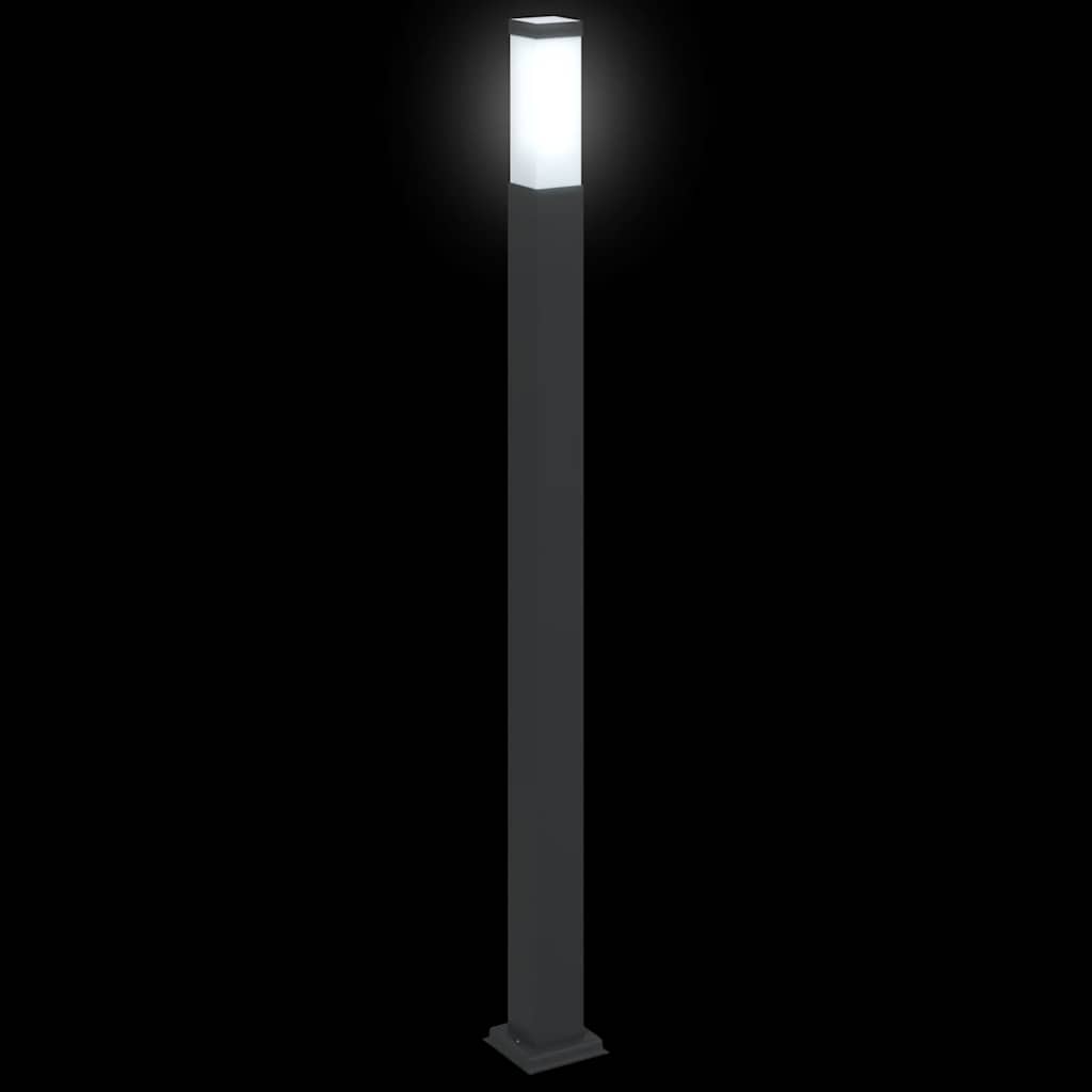 Lampioni a palo 3 pz 110 cm Nero IP44 | homemem39