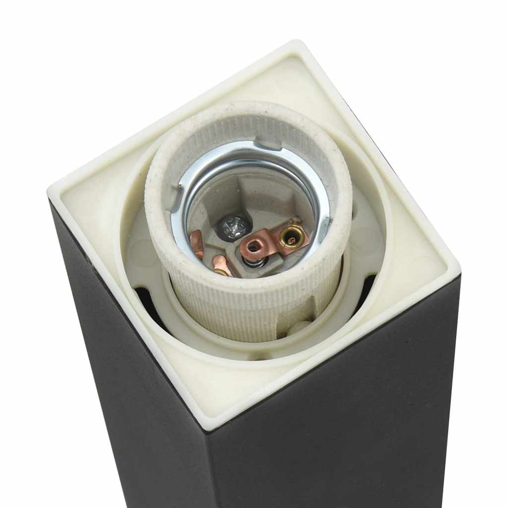 Lampada a paletto con sensore 110 cm Nera IP44 | homemem39
