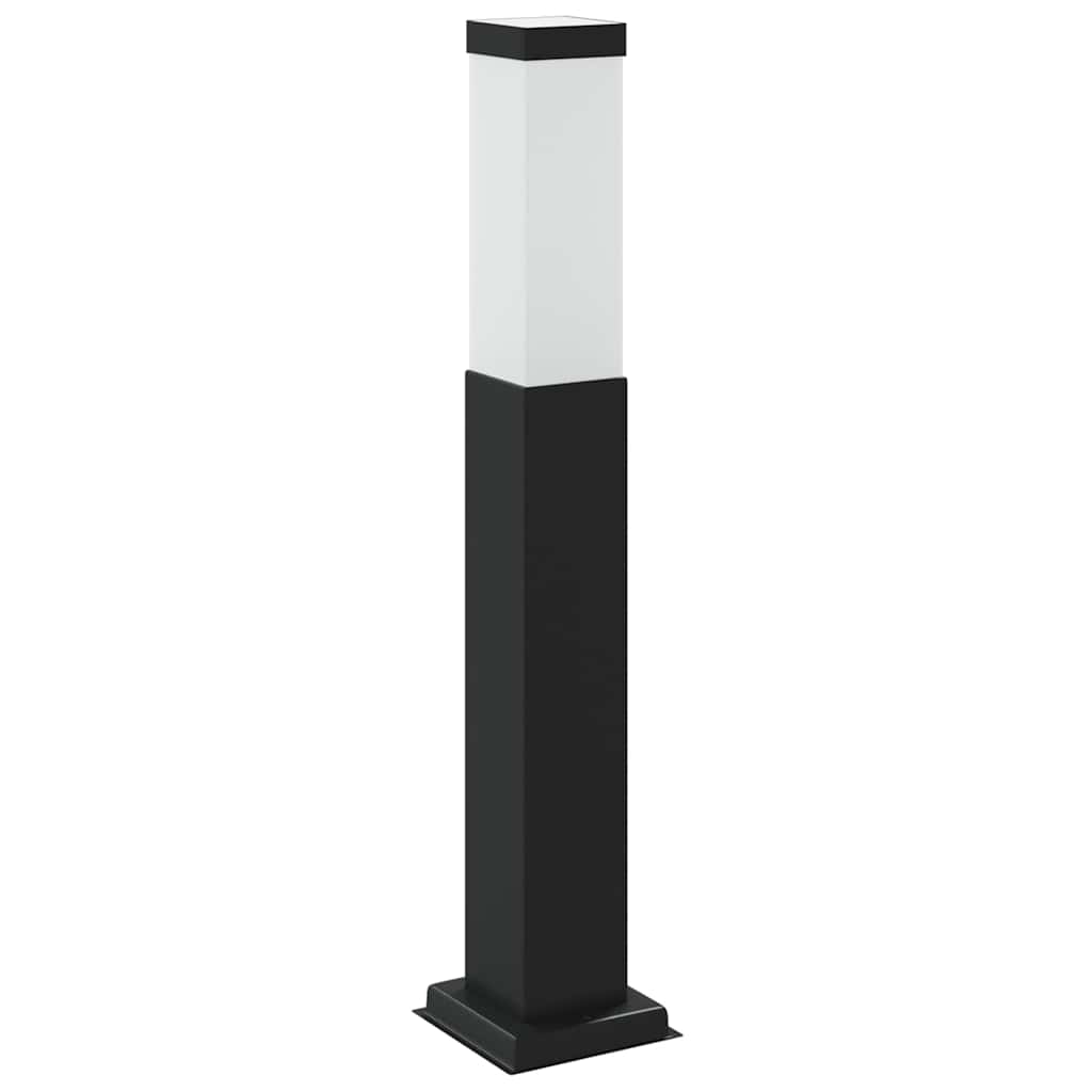 Lampada a paletto con presa elettrica 50 cm Nera IP44 | homemem39