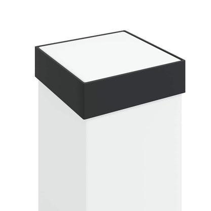 Lampioni a paletto con sensore e presa 3 pz 110 cm neri IP44 | homemem39