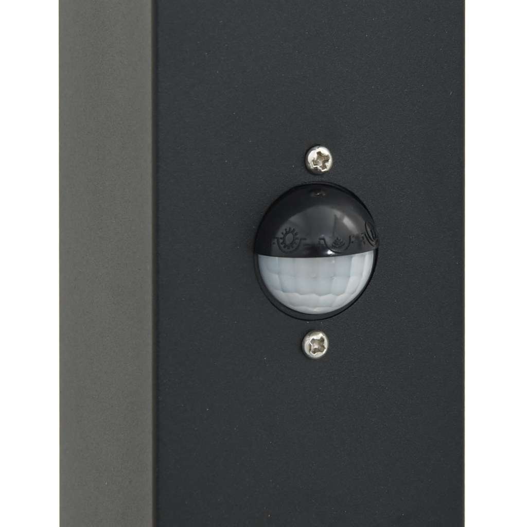 Lampioni a paletto con sensore e presa 3 pz 110 cm neri IP44 | homemem39