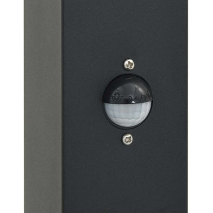 Lampioni a paletto con sensore e presa 3 pz 110 cm neri IP44 | homemem39