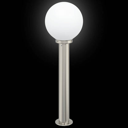 Lampioni a palo 3 pz 80 cm Acciaio Inox IP44 | homemem39