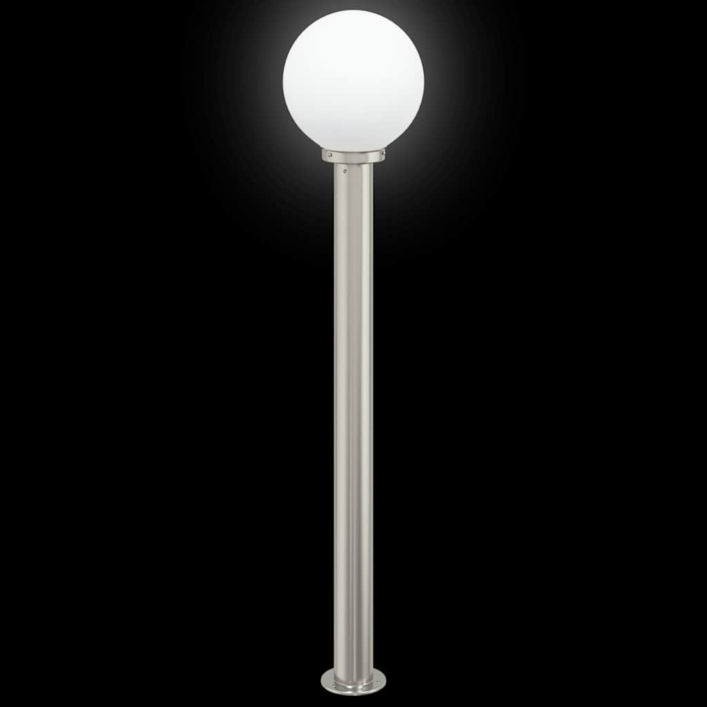 Lampioni a palo 3 pz 120 cm Acciaio Inox IP44 | homemem39