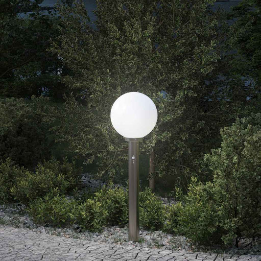 Lampada a paletto con sensore 80 cm Acciaio Inox IP44 | homemem39