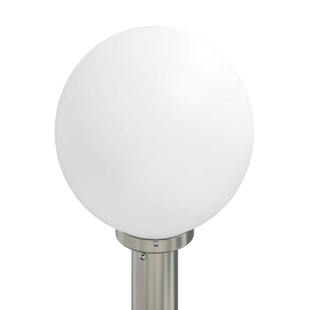 Lampada a paletto con presa elettrica 80 cm Acciaio Inox IP44 | homemem39