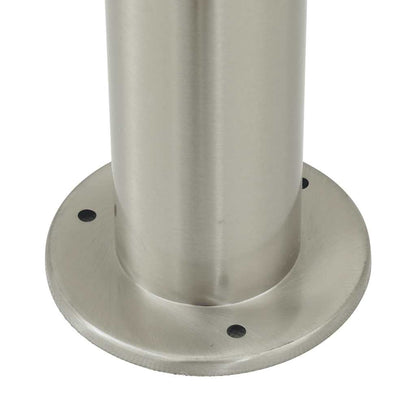 Lampioni a colonnina con presa elettrica 3 pz 120 cm Acciaio Inox IP44 | homemem39