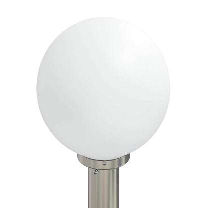 Lampada a paletto con sensore e presa 80 cm Acciaio Inox IP44 | homemem39