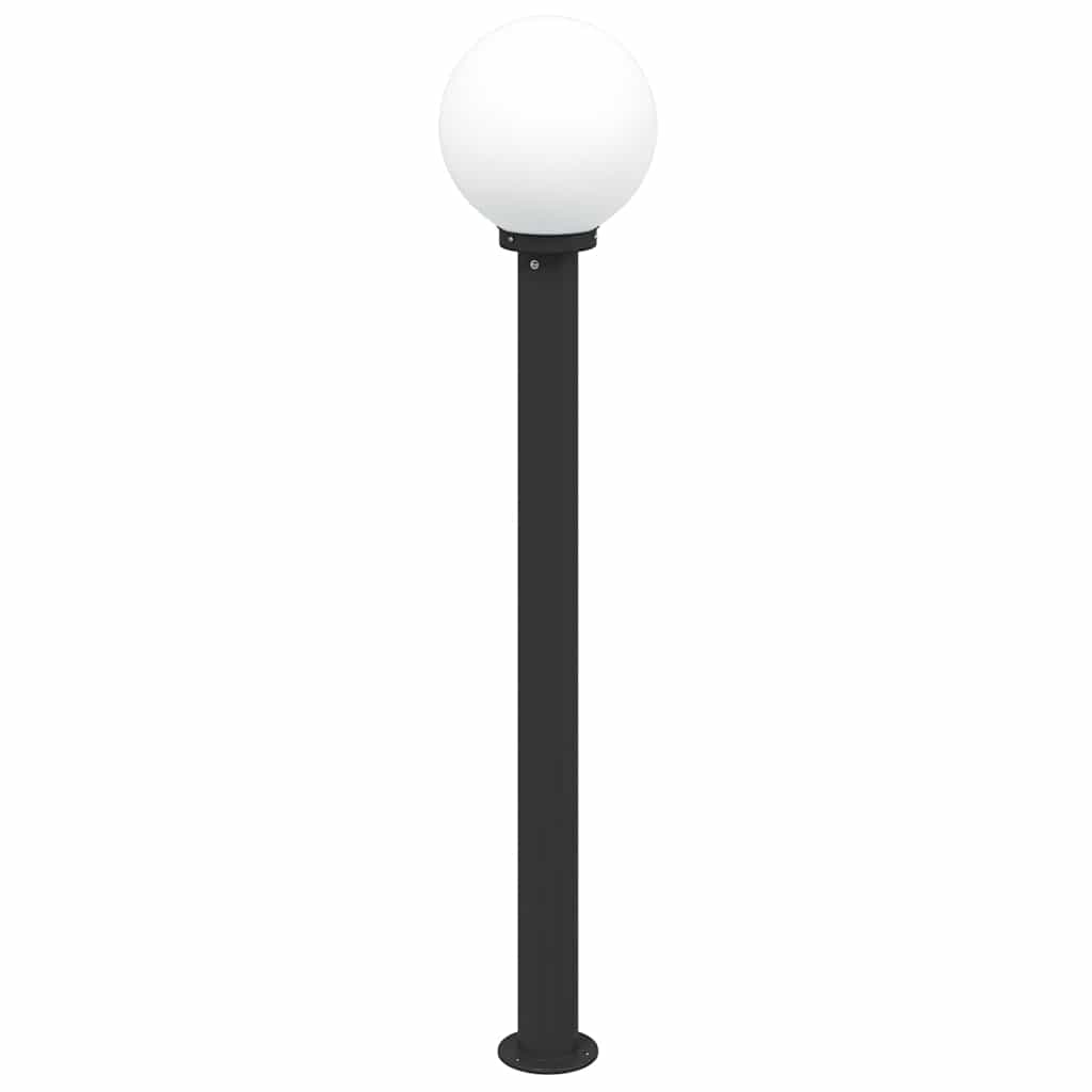 Lampioni a palo 3 pz 120 cm Nero IP44
