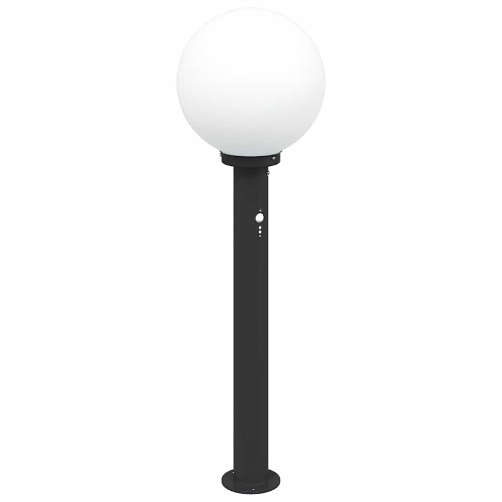 Lampada a paletto con sensore 80 cm Nera IP44 | homemem39