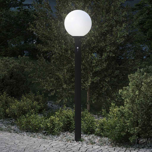 Lampada a paletto con sensore 120 cm Nera IP44 | homemem39
