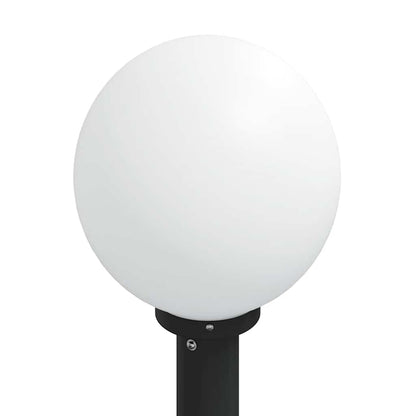 Lampioni a palo con presa elettrica 3 pz 80 cm Nero IP44 | homemem39