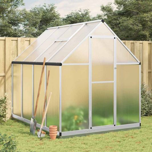 Telaio Serra con Base Argento 224x169x202 cm in Alluminio - homemem39
