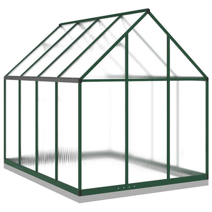 Telaio Serra con Base Verde 224x169x202 cm in Alluminio - homemem39