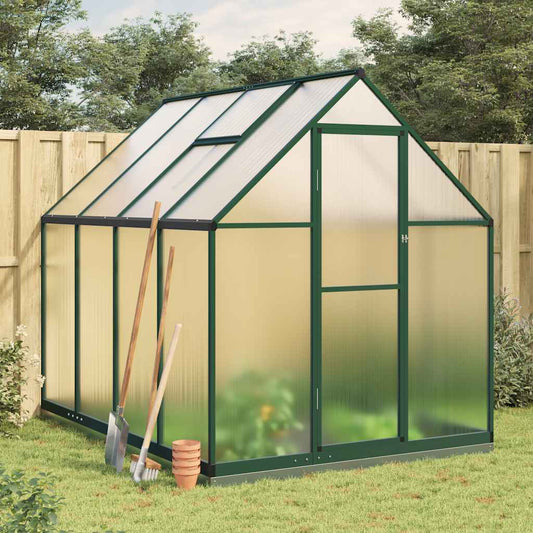 Telaio Serra con Base Verde 224x169x202 cm in Alluminio - homemem39