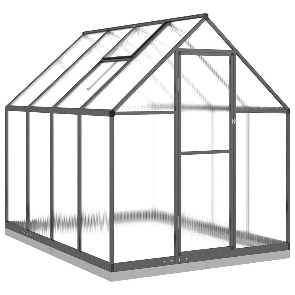 Telaio Serra con Base Antracite 224x169x202 cm in Alluminio - homemem39