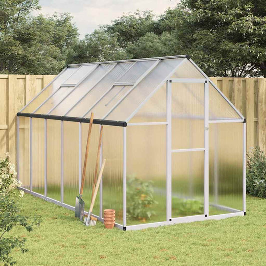 Telaio Serra con Base Argento 334x169x195 cm in Alluminio - homemem39