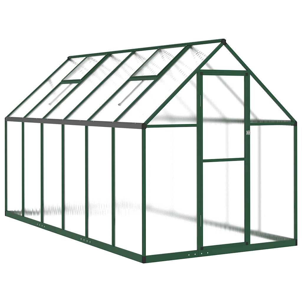 Telaio Serra con Base Verde 334x169x195 cm in Alluminio - homemem39