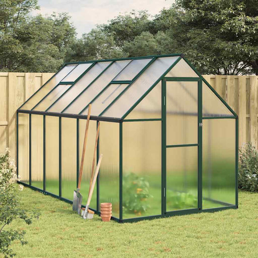 Telaio Serra con Base Verde 334x169x195 cm in Alluminio - homemem39