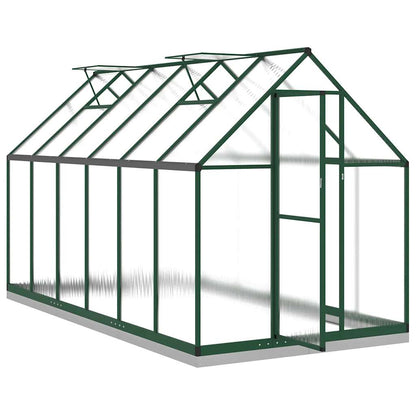 Telaio Serra con Base Verde 334x169x202 cm in Alluminio - homemem39