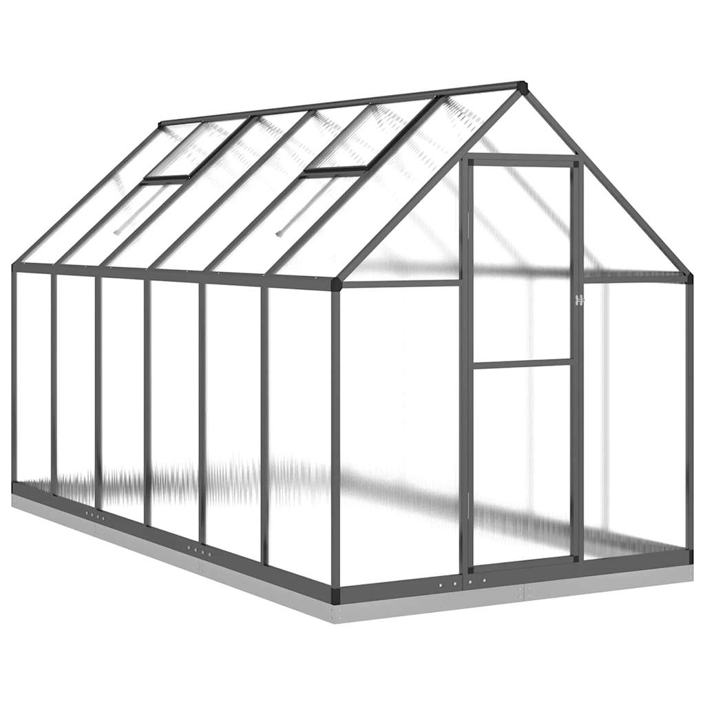 Telaio Serra con Base Antracite 334x169x202 cm in Alluminio - homemem39