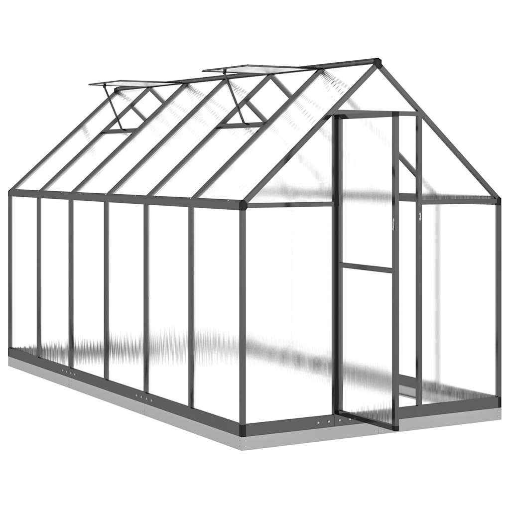 Telaio Serra con Base Antracite 334x169x202 cm in Alluminio - homemem39