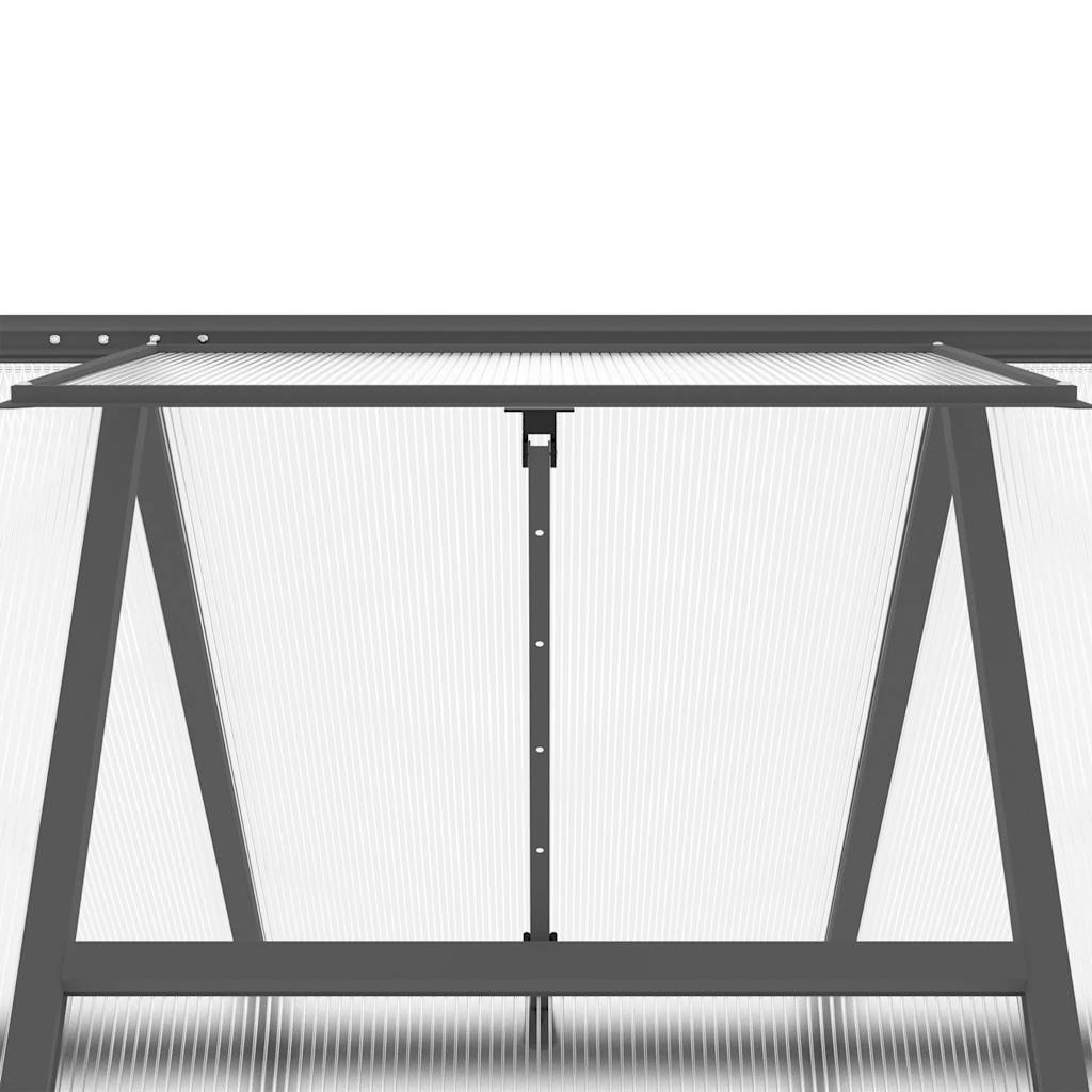 Telaio Serra con Base Antracite 334x169x202 cm in Alluminio - homemem39