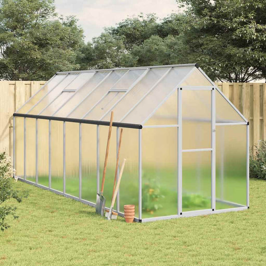 Telaio Serra con Base Argento 445x169x195 cm in Alluminio - homemem39