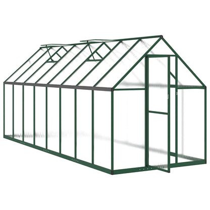 Telaio Serra con Base Verde 445x169x195 cm in Alluminio - homemem39
