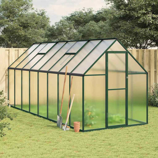 Telaio Serra con Base Verde 445x169x195 cm in Alluminio - homemem39