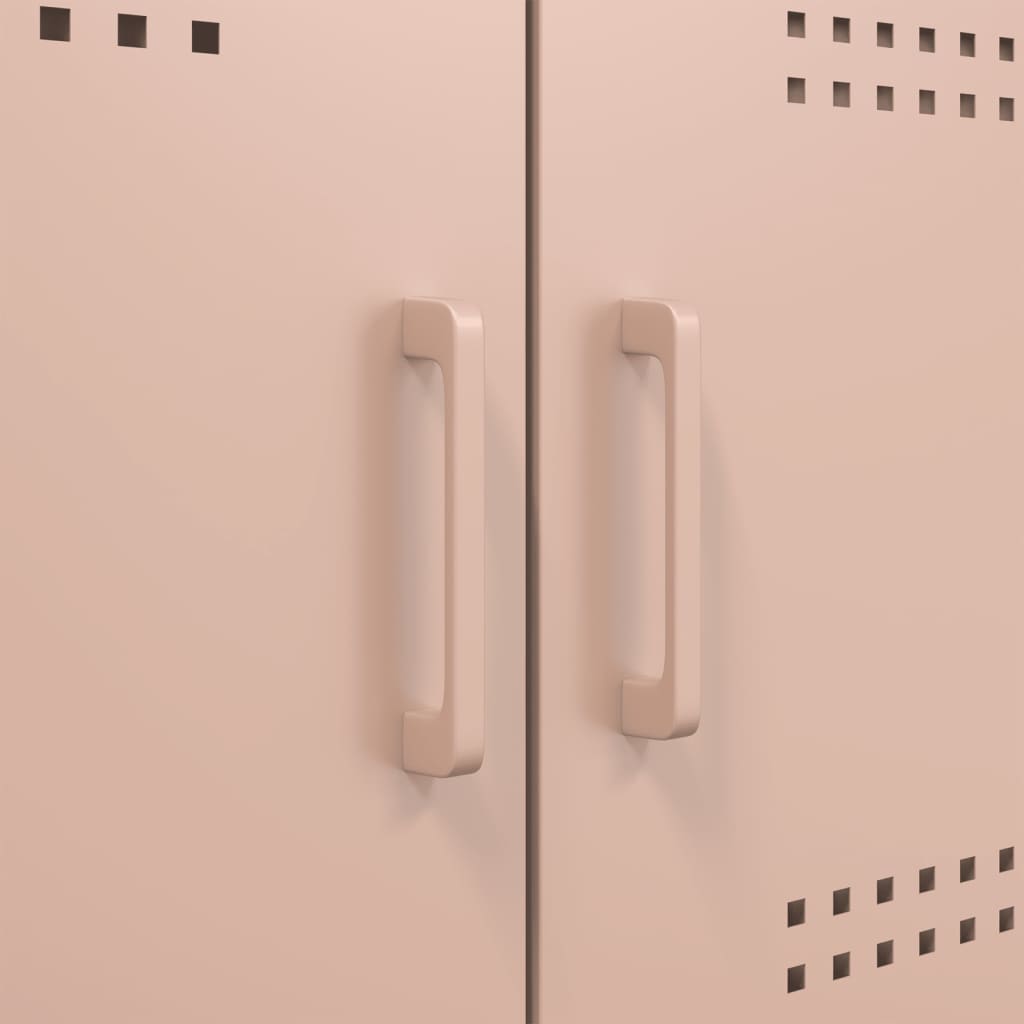 Mobile TV Rosa 68x39x50,5 cm in Acciaio - homemem39