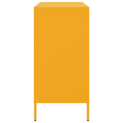 Credenza Giallo Senape 68x39x79 cm in Acciaio | homemem39
