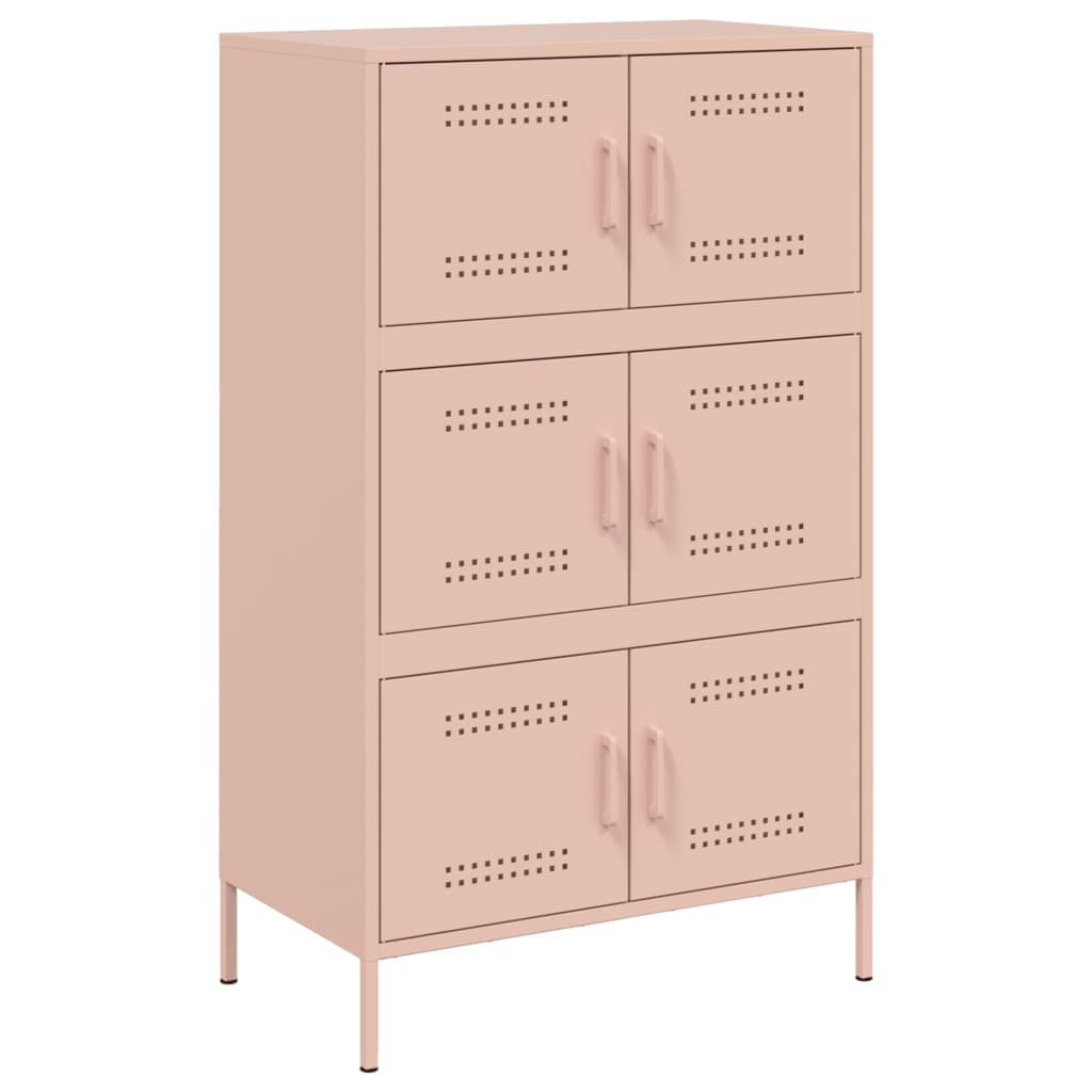 Credenza Rosa 68x39x113 cm in Acciaio - homemem39