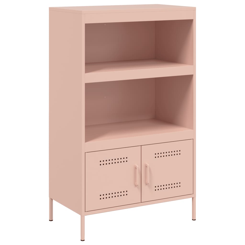 Credenza Rosa 68x39x113 cm in Acciaio - homemem39