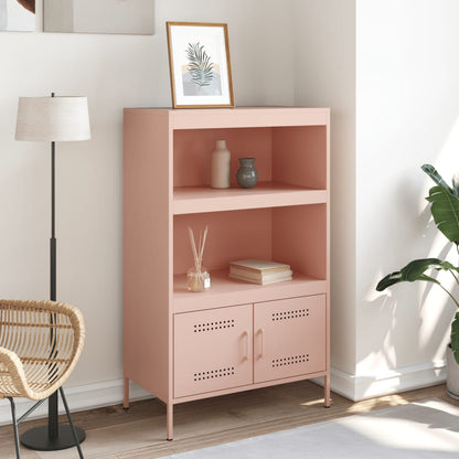 Credenza Rosa 68x39x113 cm in Acciaio - homemem39