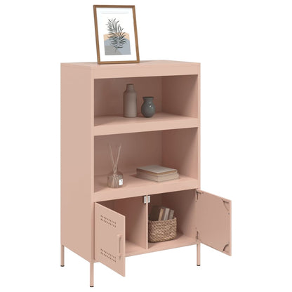 Credenza Rosa 68x39x113 cm in Acciaio - homemem39
