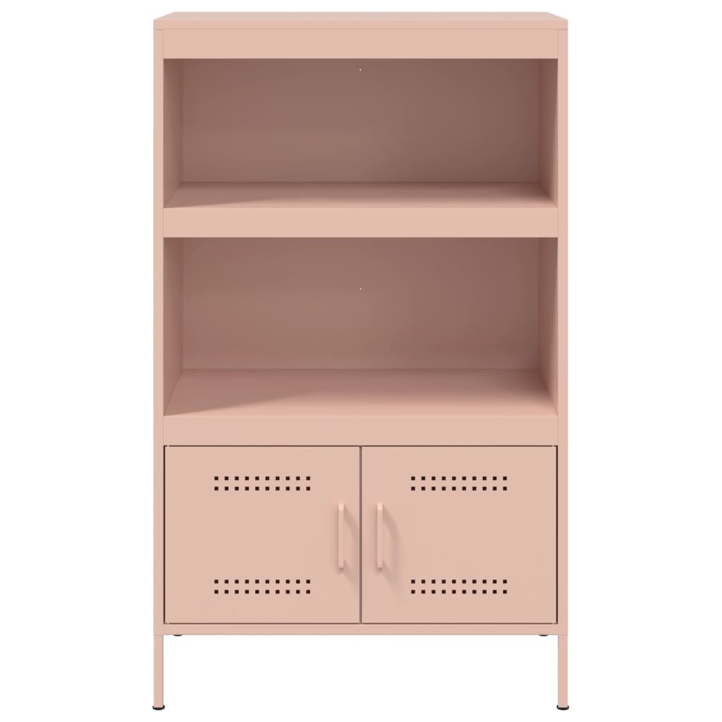 Credenza Rosa 68x39x113 cm in Acciaio - homemem39