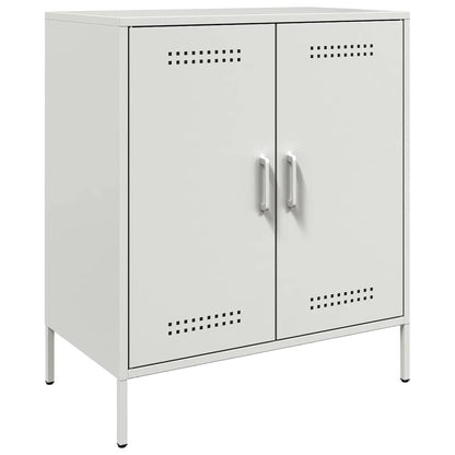 Credenza Bianca 68x39x79 cm in Acciaio | homemem39