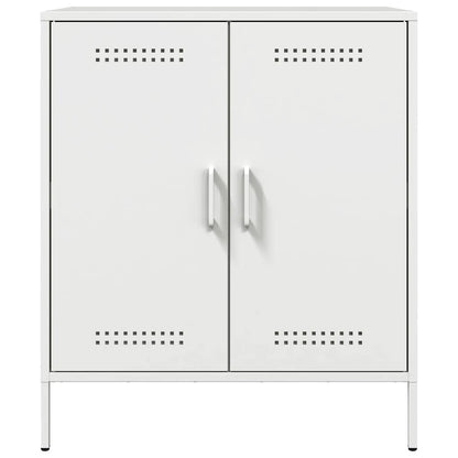 Credenza Bianca 68x39x79 cm in Acciaio | homemem39