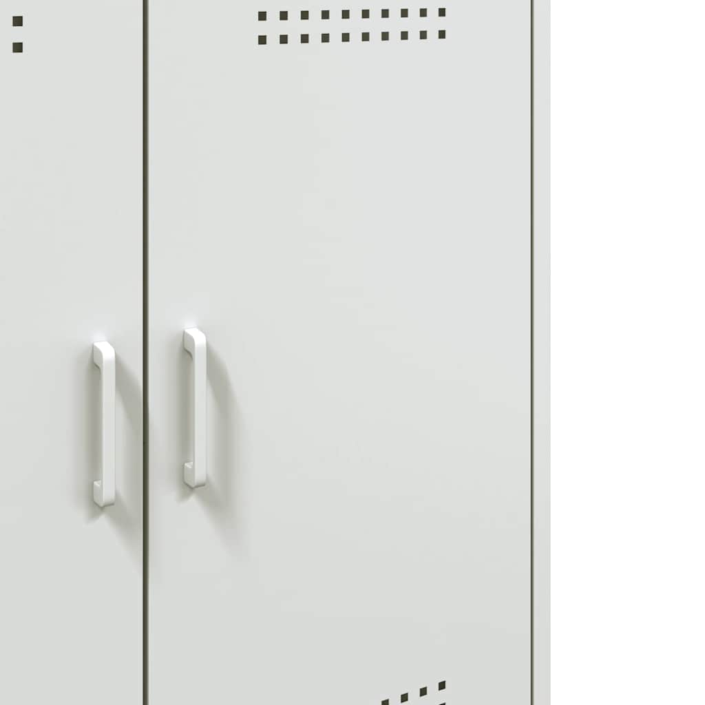 Credenza Bianca 68x39x79 cm in Acciaio | homemem39